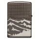 Зажигалка ZIPPO Armor™ с покрытием High Polish Black Ice®, латунь/сталь, чёрная, 38x13x57 мм