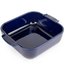 Квадратная форма для запекания Peugeot Ceramic Blue, Франция, 21 см, синяя