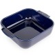 Квадратная форма для запекания Peugeot Ceramic Blue, Франция, 28 см, синяя