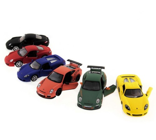 Машина Kinsmart 1:36 Porsche Matte инерция (1/12шт.) в асс. б/к