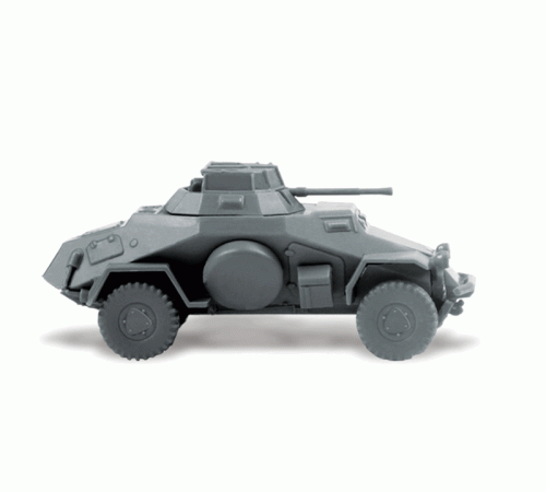 Сборная модель ZVEZDA Немецкий легкий бронеавтомобиль Sd.kfz 222, 1/100
