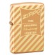 Зажигалка ZIPPO Vintage Box Top с покрытием High Polish Brass, латунь/сталь, золотистая, 38x13x57 мм