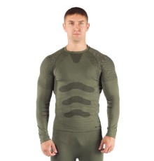 Футболка мужская Apol/ дл. рукав/ синтетика/ зеленый/ L-XL, Apol6262LXL
