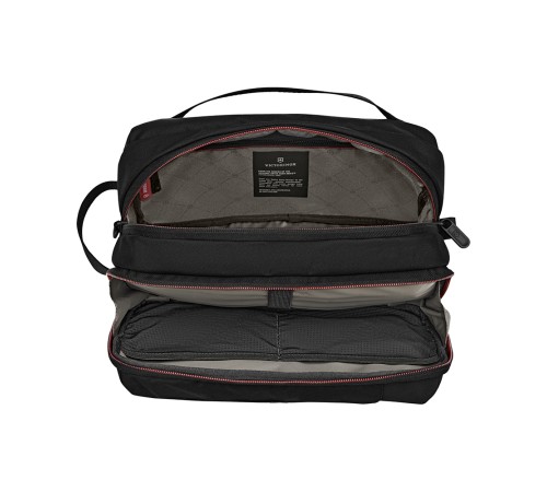 Несессер VICTORINOX Travel Essentials Toiletry Bag, чёрный, полиэстер, 27x14x16 см
