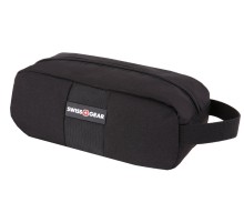 Несессер SWISSGEAR, чёрный, полиэстер, 24x11x10 см