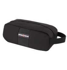 Несессер SWISSGEAR, чёрный, полиэстер, 24x11x10 см
