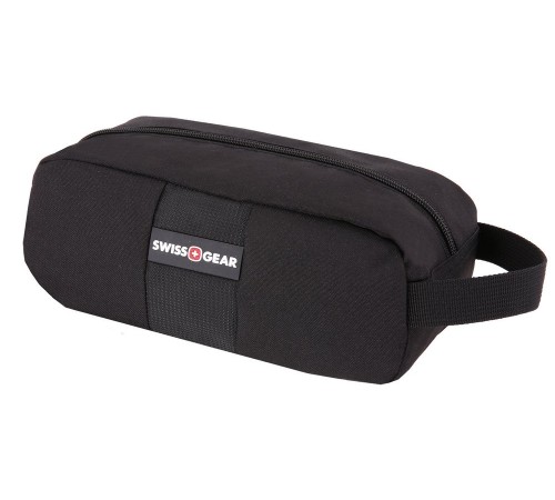 Несессер SWISSGEAR, чёрный, полиэстер, 24x11x10 см