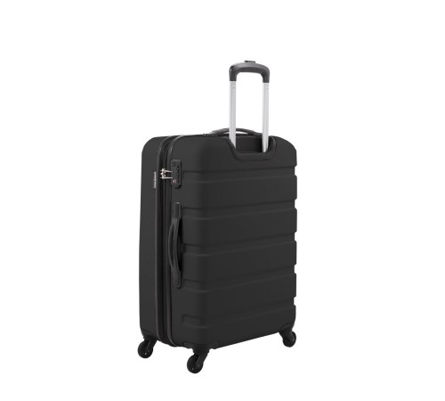 Чемодан SWISSGEAR TYLER, черный, АБС-пластик, 46 x 27 x 67 см, 64 л