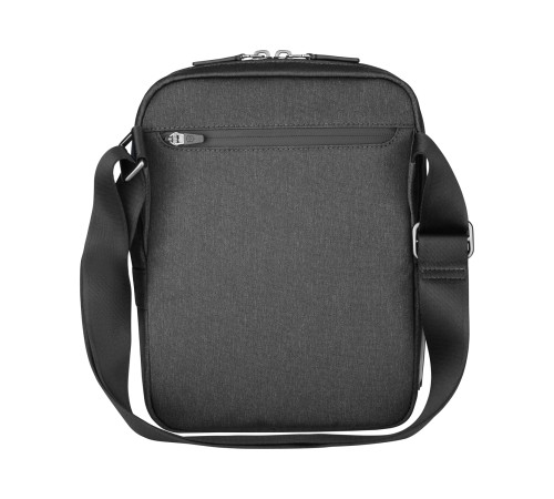 Сумка через плечо VICTORINOX Architecture Urban 2 Crossbody Bag,серый, полиэстер/кожа, 9x22x28 см,6л