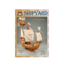 Сборная картонная модель Shipyard каравелла Pinta (№64), 1/96