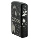 Зажигалка ZIPPO Classic с покрытием Black Matte, латунь/сталь, черная, матовая, 38x13x57 мм