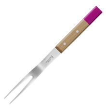 Bилка для нарезания мяса Opinel №124, деревянная рукоять, нержавеющая сталь, 002131