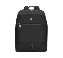 Рюкзак VICTORINOX Victoria Signature Deluxe Backpack, черный, нейлон/кожа, 32x18x39 см