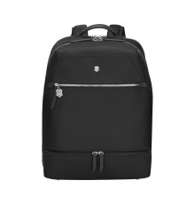 Рюкзак VICTORINOX Victoria Signature Deluxe Backpack, черный, нейлон/кожа, 32x18x39 см