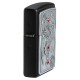 Зажигалка ZIPPO Winged Dragon Cross с покрытием Black Matte, латунь/сталь, чёрная, 38x13x57 мм