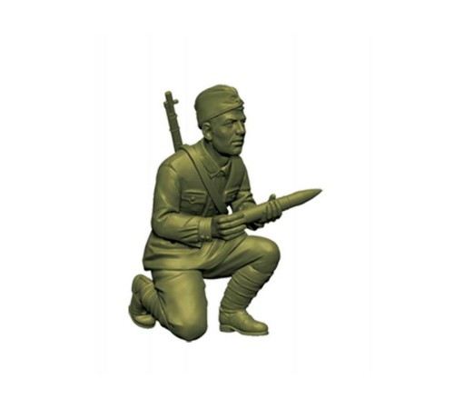 Сборные солдатики ZVEZDA Советская 76-мм полковая пушка, 1/72