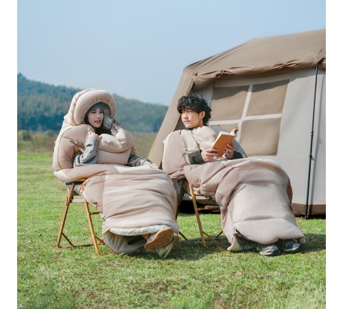 Спальный мешок Naturehike CNK2350WS026 PS300 облегченный коричневый,6976507664240