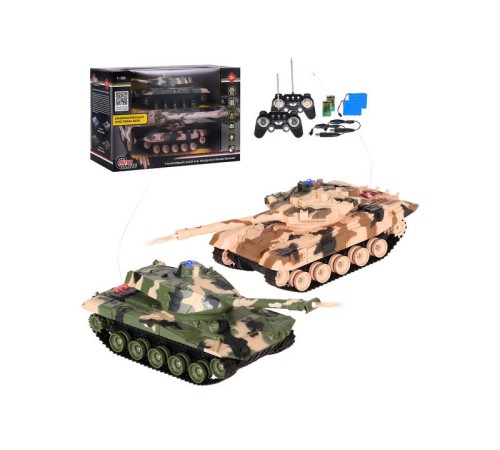 Радиоуправляемый танковый бой AUTODRIVE JB1168619 1/32, 27/40МГц