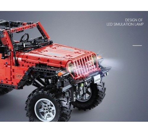 Радиоуправляемый конструктор CADA deTech Jeep Wrangler (1941 деталь)