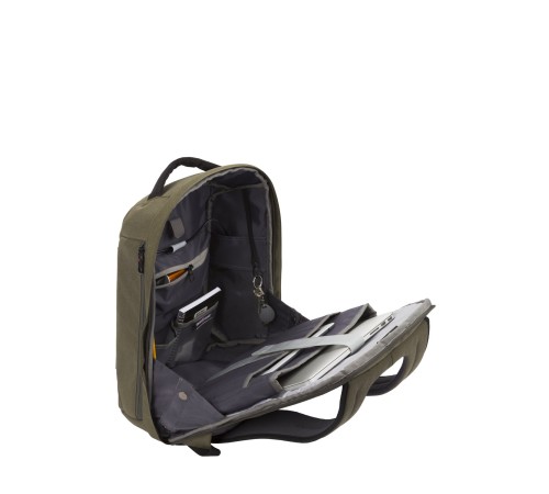 Рюкзак-антивор SWISSGEAR 15'', хаки, Heather 600D, 31 x 16 x 47 см, 23 л