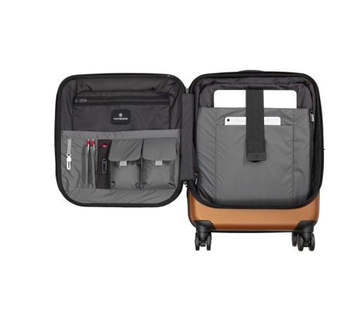Чемодан VICTORINOX Spectra™ Dual-Access 2.0, оранжевый, поликарбонат Bayer, 38x20x55 см, 32 л
