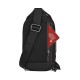 Рюкзак на одно плечо VICTORINOX Architecture Urban2 Sling Bag, черный, полиэстер/кожа, 17x8x28 см, 2 л