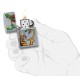 Зажигалка ZIPPO Dragon Design с покрытием Street Chrome™, латунь/сталь, серебристая, 38x13x57 мм