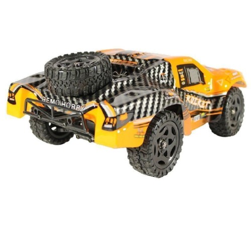 Радиоуправляемый шорт-корс Remo Hobby Rocket V2.0 (оранжевый) 4WD 2.4G 1/16 RTR