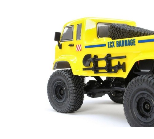 Краулер ECX 1:24 Scaler Crawler Barrage UV 4WD, электро, RTR (желтый)