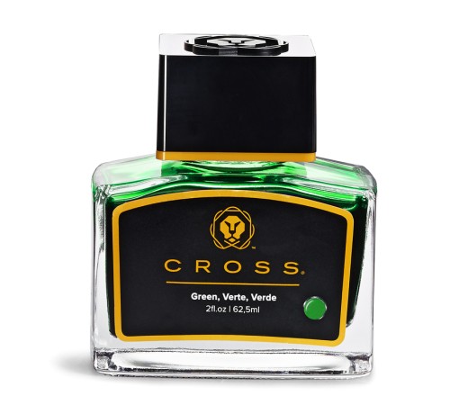 Флакон с чернилами Cross для перьевой ручки, зеленый, 62,5 мл