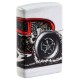 Зажигалка ZIPPO Hot Rod Design с покрытием 540 Matte, латунь/сталь, белая, матовая, 38x13x57 мм