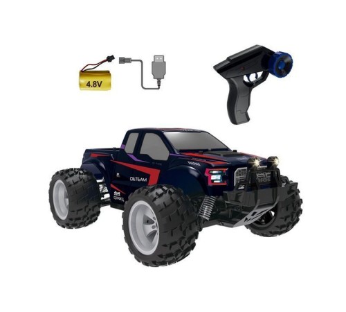 Радиоуправляемый монстр Double Eagle Ford F-150 Raptor (черный) 1:18 4WD 2.4G RTR