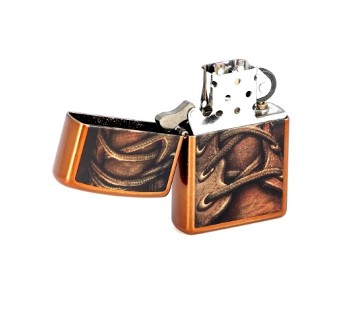 Зажигалка ZIPPO Classic с покрытием Toffee™, латунь/сталь, медная, матовая, 36x12x56 мм