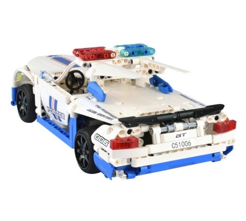 Р/У конструктор CaDA Technic полицейская машина (430 деталей)