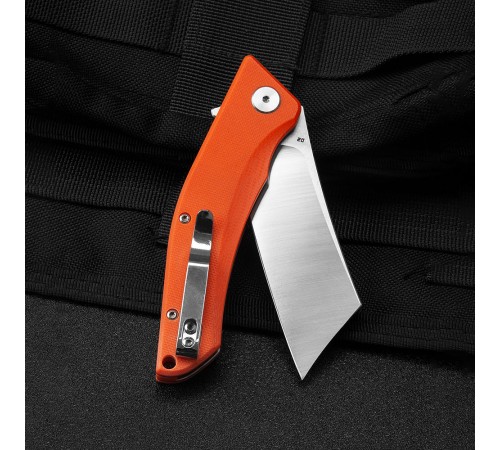 Нож Bestech Cubic сталь D2, рукоять G10 оранжевая