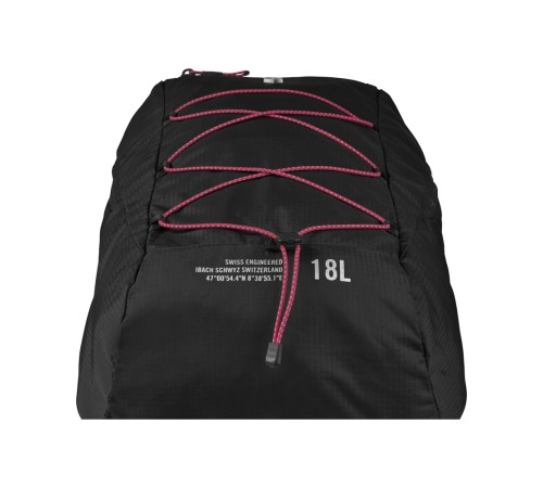 Рюкзак VICTORINOX Altmont Active L.W. Compact Backpack, чёрный, 100% нейлон, 28x17x44 см, 18 л