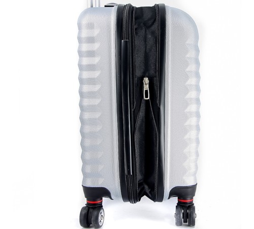 Чемодан SWISSGEAR FRIBOURG, серебристый, АБС-пластик, 45x27x66 см, 64 л
