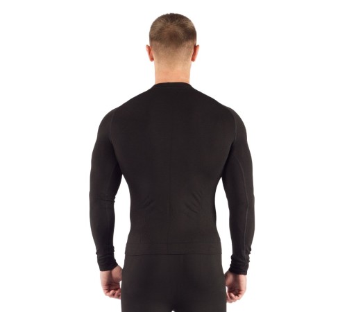 Футболка мужская Apol/ дл. рукав/ синтетика/ черный/ L-XL, Apol9090LXL