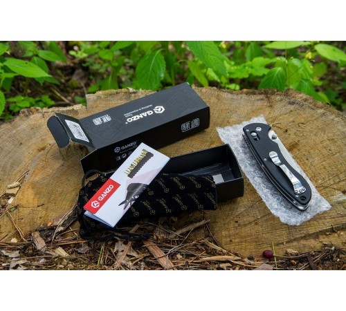 Нож Ganzo G740 черный, G740-BK