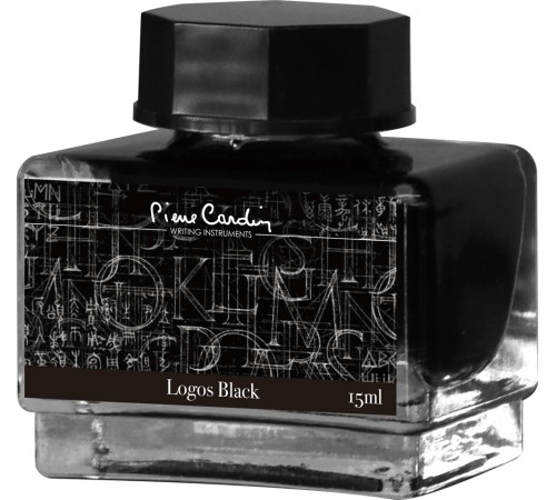 Флакон чернил Pierre Cardin 15мл, серия CITY FANTASY цвет Logos Black (Черный)