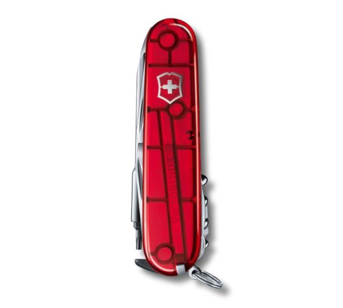 Нож перочинный VICTORINOX CyberTool 41, 91 мм, 39 функций, полупрозрачный красный
