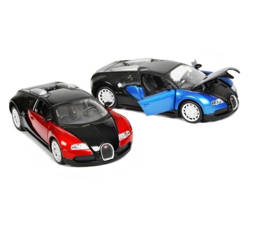 Машина MZ Bugatti Veyron 25075C 1/32 музыка, свет, инерция (1/12шт.) б/к