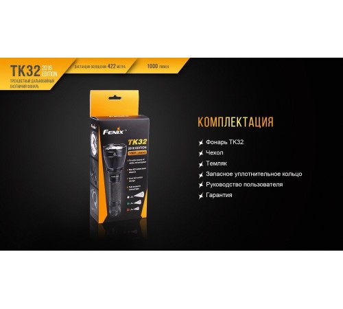 Фонарь Fenix TK32 2016