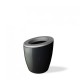 Ведёрко для охлаждения вина Wegg Demi Mix Silver Touch Black