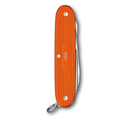 Нож Victorinox Pioneer X Alox LE 2021, 93 мм, 9 функций, алюминиевая рукоять, оранжевый