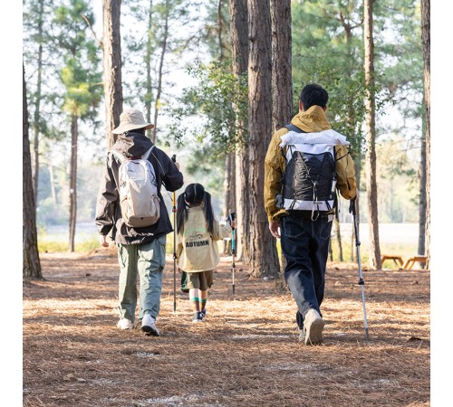 Палка Треккинговая Naturehike ST01 6061 AL NH17D001-Z  с 3 узлами женская 57-120 зеленый, 6975641885573