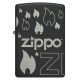 Зажигалка ZIPPO Classic с покрытием Black Matte, латунь/сталь, черная, матовая, 38x13x57 мм