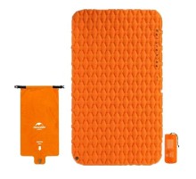 Коврик спальный Naturehike NH19Z055-P двойной  FC11 (с надувным мешком) оранжевый, 6927595735435