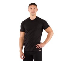 Футболка  мужская Quido/ кор. рукав/ шерсть 160/ черный / XL, Quido9090XL