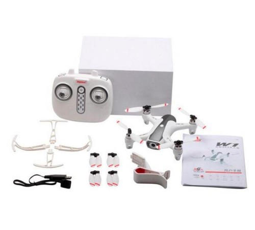 Радиоуправляемый квадрокоптер Syma W1PRO brushless с FPV по Wi-Fi, барометр, GPS, 6-AXIS, 2.4G RTF